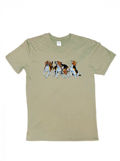 T-shirt famille Beagle Lovergreen