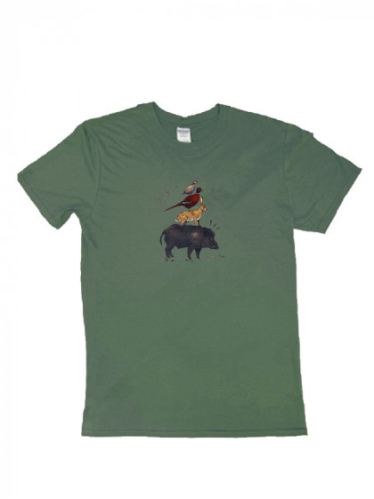 T-shirt pyramide animalière enfant Lovergreen