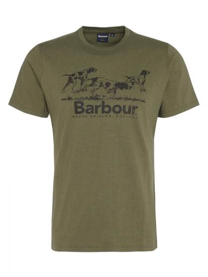 T-shirt Field Dog Graphic Barbour