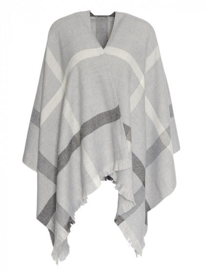 Poncho Blair Windowpane femme Barbour