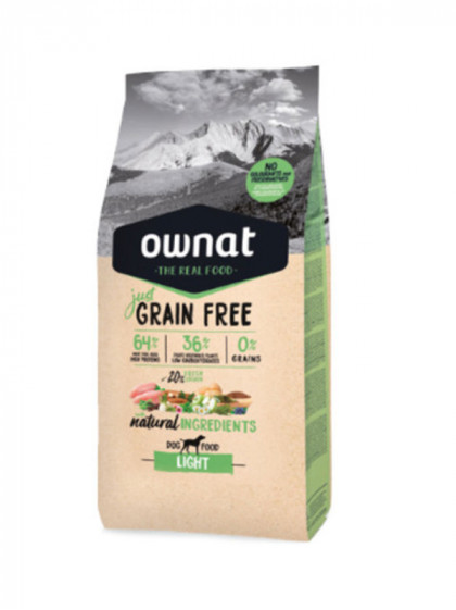 Croquettes Just Grain Free Light 3kg Ownat