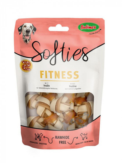 Friandises chien poulet Softies Fitness x8 120g Bubimex