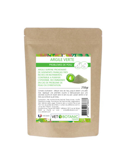 Argile alimentaire pour chat et chien 100g Vet Botanic