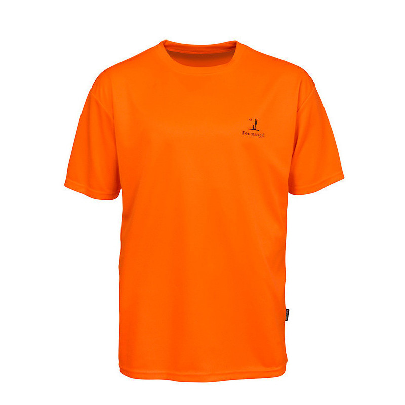 Tee Shirt Orange fluo Percussion